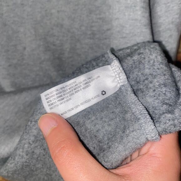 Wild Fable Raw Edge Cut-Off Distressed Crop Sweatshirt Women's Size Small - Picture 5 of 6